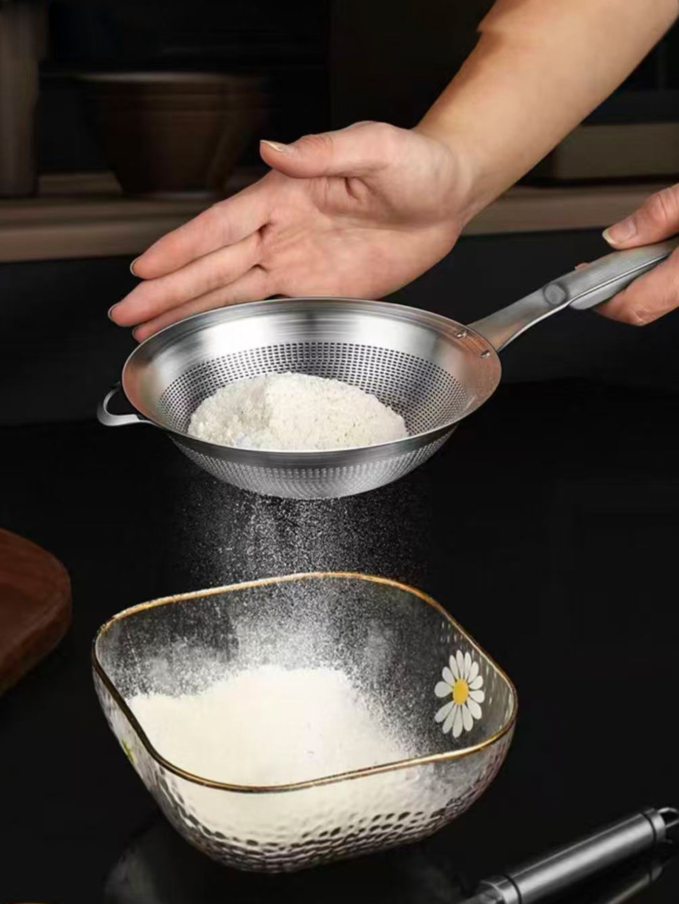 Commercial Kitchen Utensils - Household 304 Stainless Steel Mesh Strainer