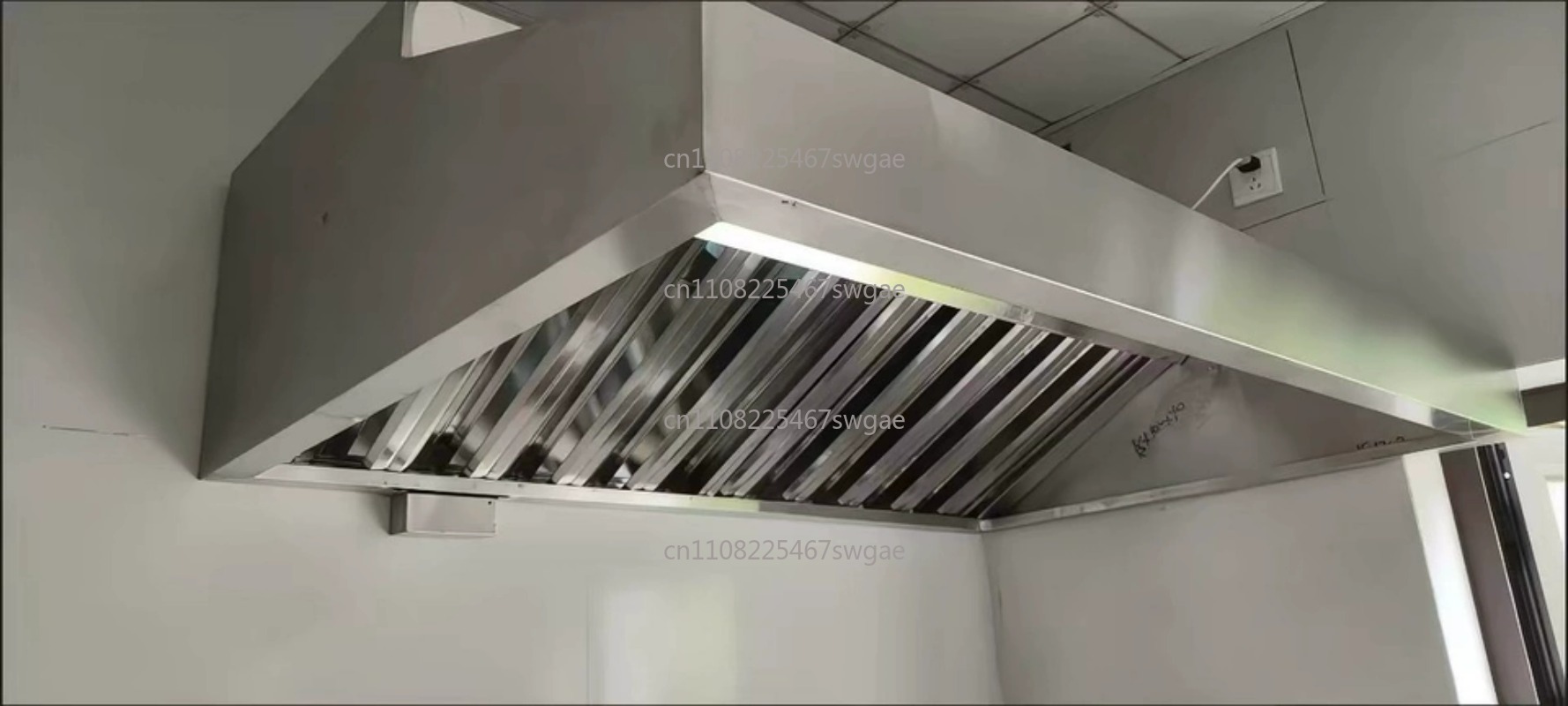 Commercial Kitchen Exhaust Hood - Steel Kitchen Exhaust Hood High Power