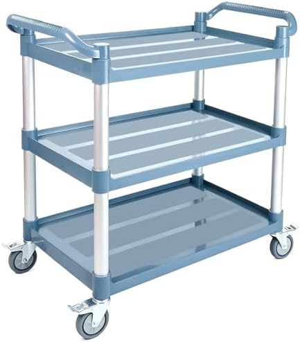 Commercial Kitchen On Wheels - 3-Tier Rolling Utility Cart on Wheels,