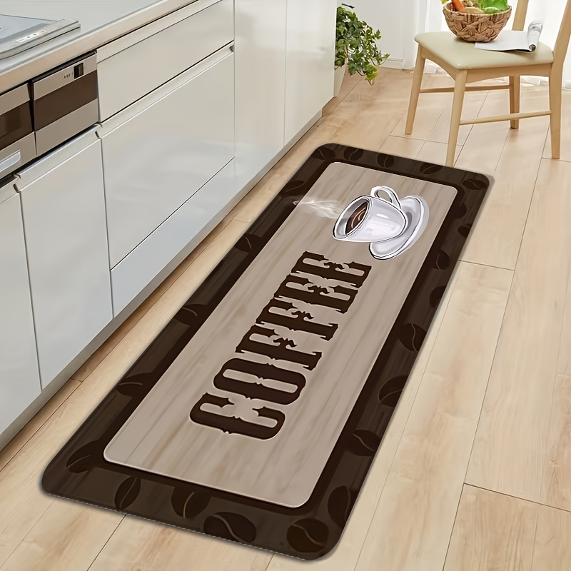 Commercial Kitchen Quotes - Coffee Cup Bean Quote Print Floor