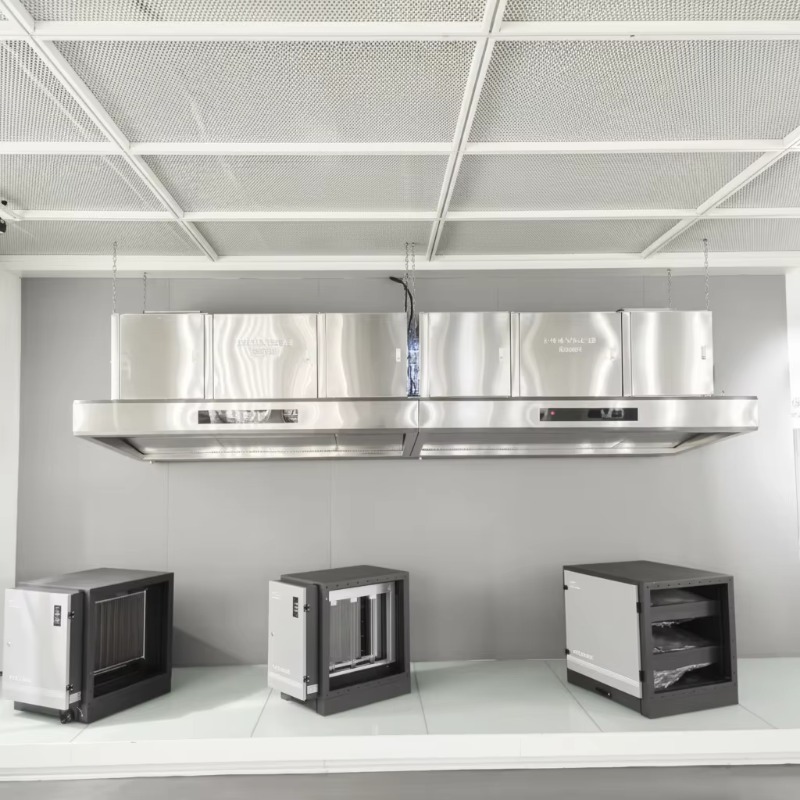 Commercial Kitchen Exhaust Hood - Commercial Customizable 201Stainless Steel 98% Kitchen