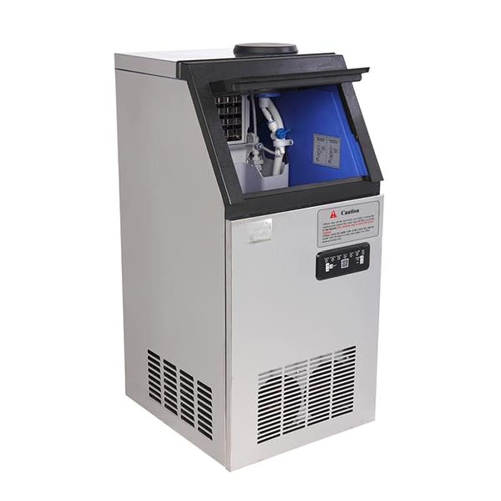 Commercial Ice Maker - Commercial Ice Maker 110Lbs/24H, Stainless Steel