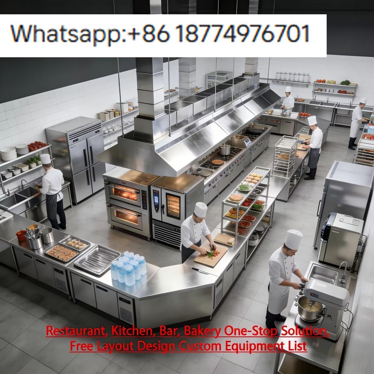 Commercial Kitchen Layouts - KFC Commercial Fast Food Equipment Set