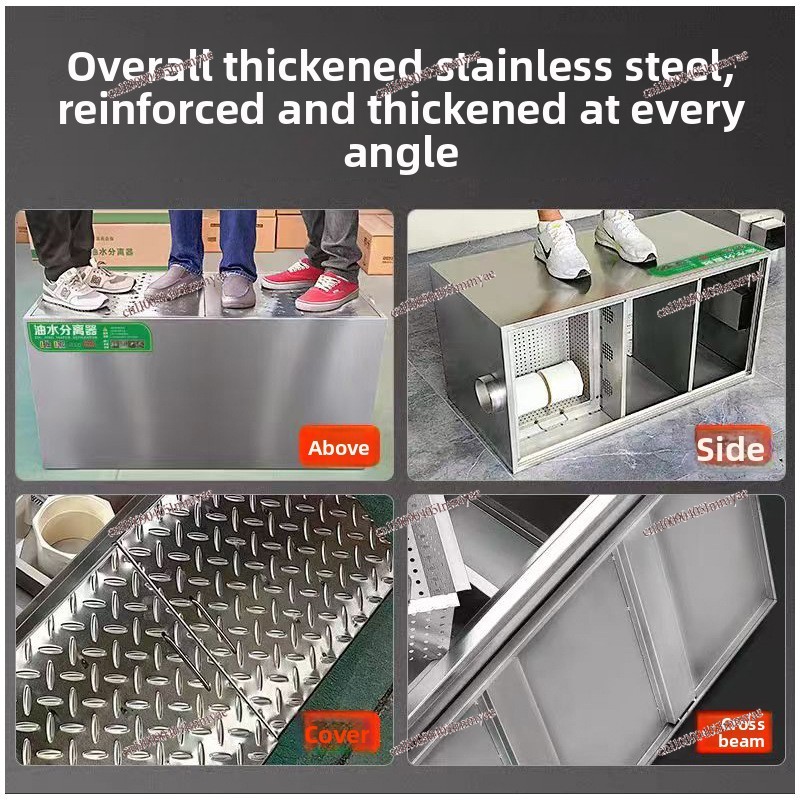 Buried Stainless Steel Grease  - Commercial Kitchen Grease Trap ulasan dan harga