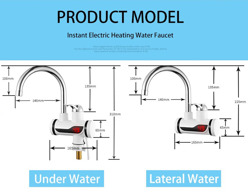 3000W EU Plug Instant Electric - Commercial Kitchen Faucets ulasan dan harga