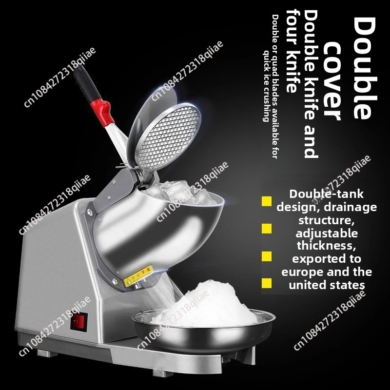 110V/220V Electric Ice Crusher - Commercial Ice Maker ulasan dan harga