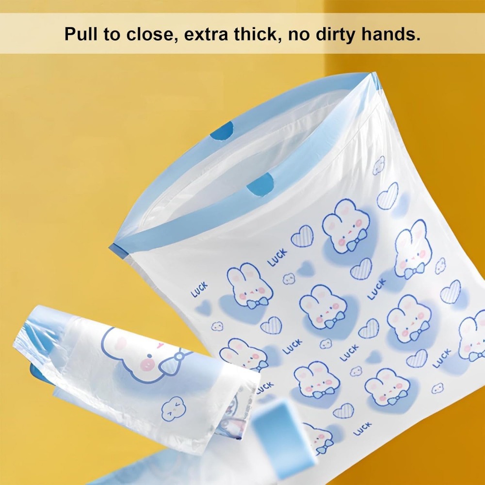 1 Pack 100 Pcs Cute Lucky Rabb - Commercial Kitchen Trash Can ulasan dan harga