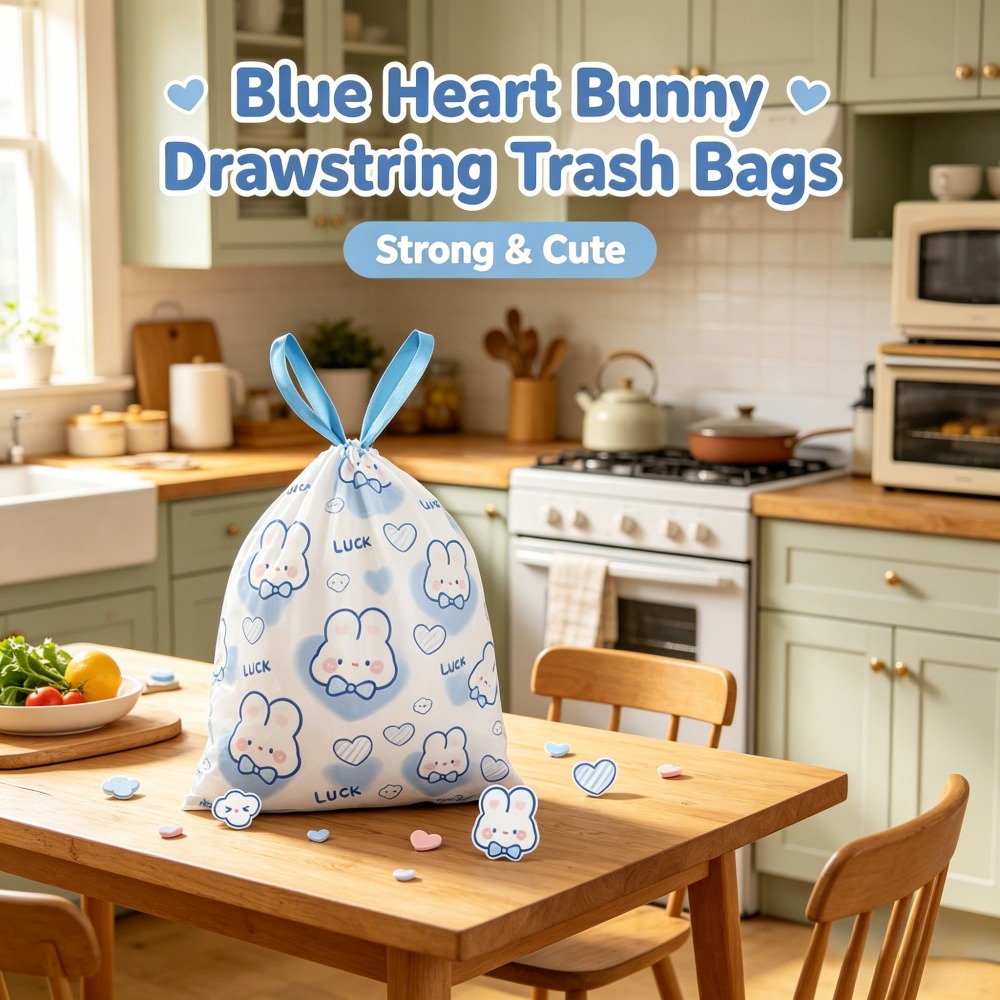 1 Pack 100 Pcs Cute Lucky Rabb - Commercial Kitchen Trash Can ulasan dan harga