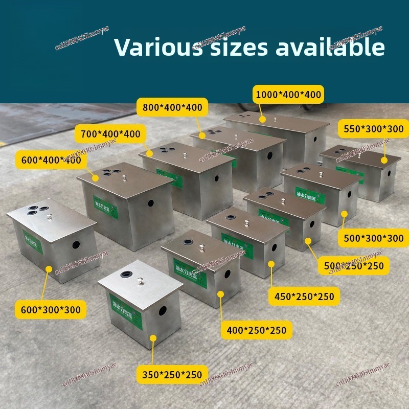 Stainless Steel Oil-water Sepa - Commercial Kitchen Grease Trap ulasan dan harga