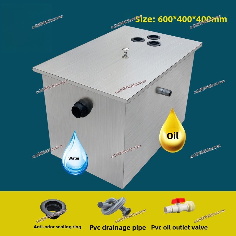 Stainless Steel Oil-water Sepa - Commercial Kitchen Grease Trap ulasan dan harga