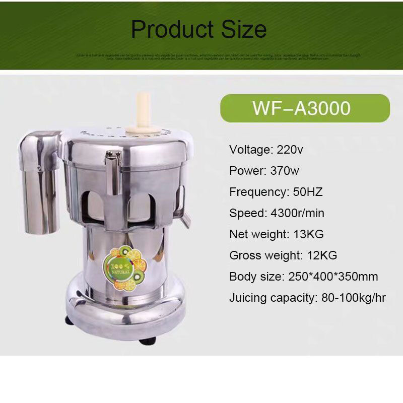 A3000 Heavy Duty 370W Juicer M - Juice Extractor Commercial ulasan dan harga