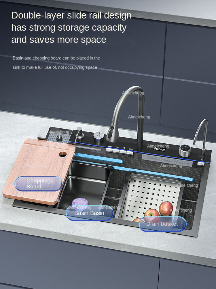 2026 Integrated Waterfall Kitc - Commercial Kitchen Faucets ulasan dan harga