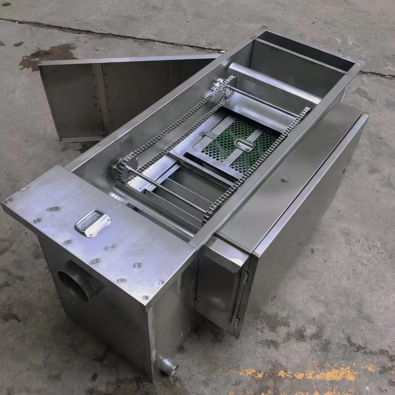 Customized 304 SS Automatic Ch - Commercial Kitchen Grease Trap ulasan dan harga
