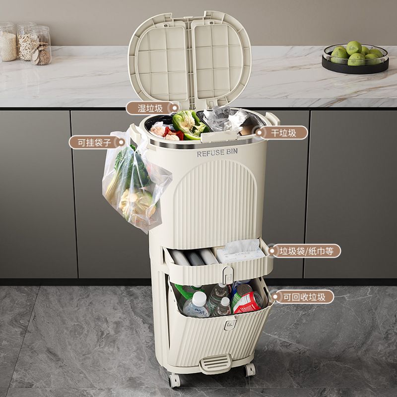 ‌Step Pedal Kitchen Bin - Odor - Commercial Kitchen Trash Can ulasan dan harga