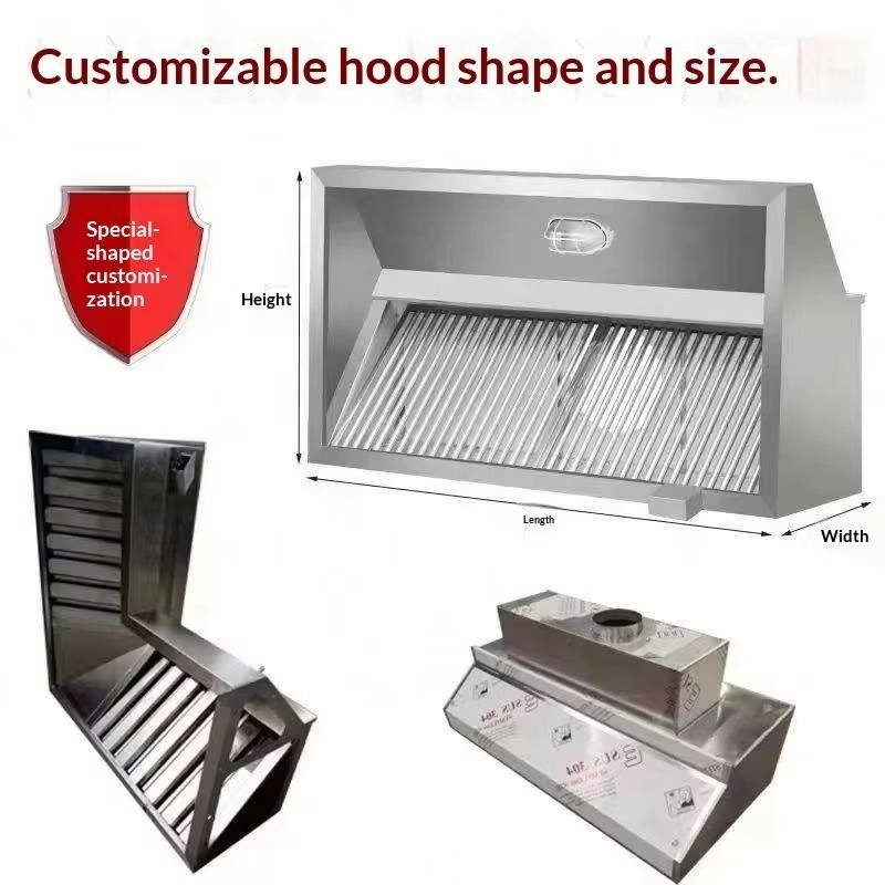 Commercial Customizable Kitche - Commercial Kitchen Exhaust Hood ulasan dan harga