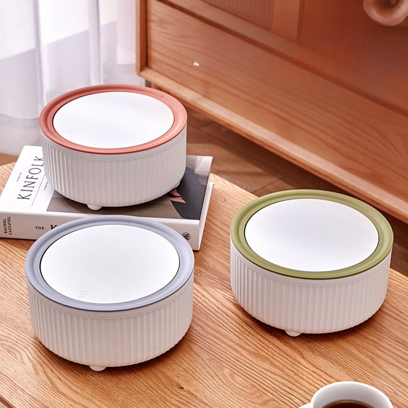 Round Trash Can With Lid, Whit - Commercial Kitchen Trash Can ulasan dan harga