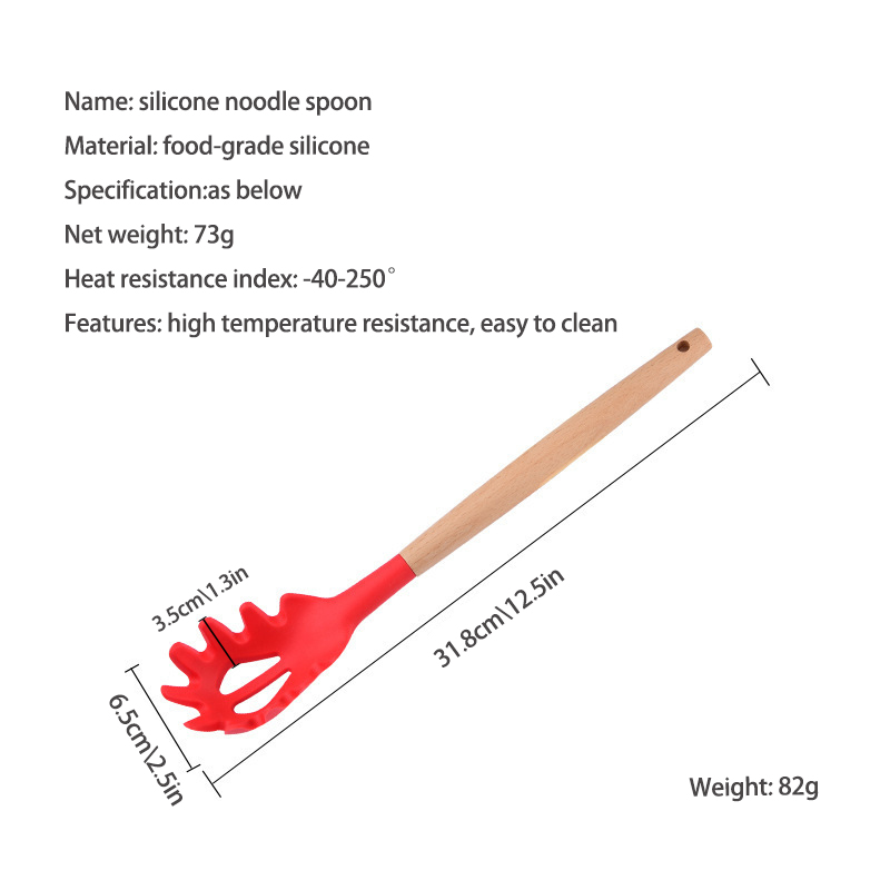 Silicone Noodle Scoop Spaghett - Commercial Kitchen Utensils ulasan dan harga