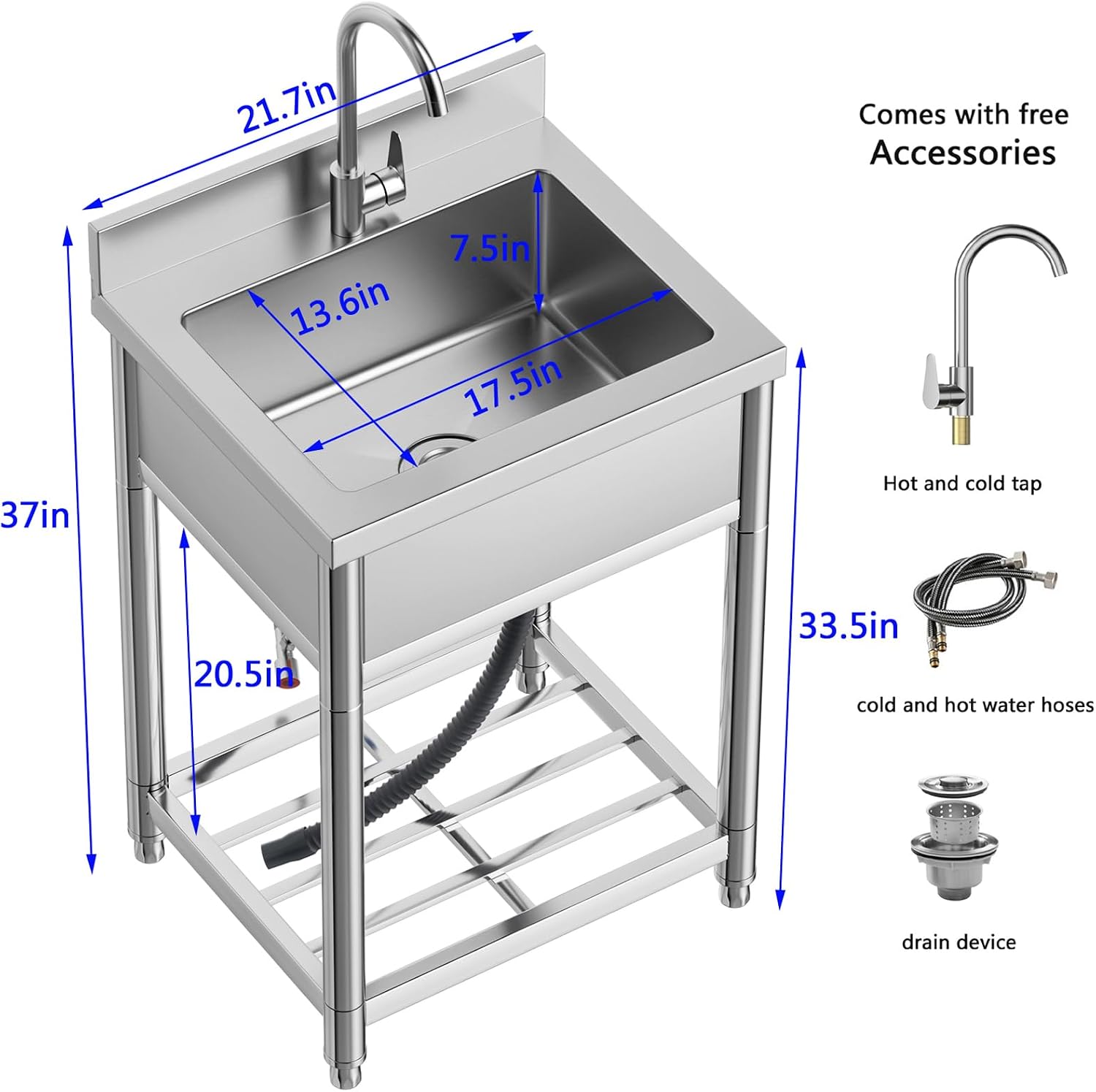 Stainless Steel Commercial Kit - Commercial Kitchen Faucets ulasan dan harga