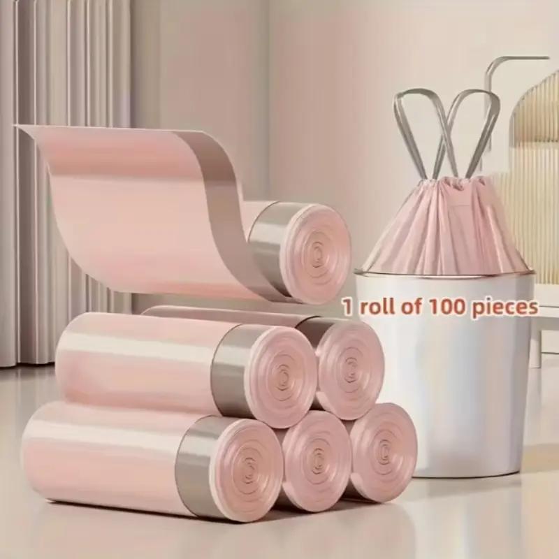 100 Thick Drawstring Trash Bag - Commercial Kitchen Trash Can ulasan dan harga