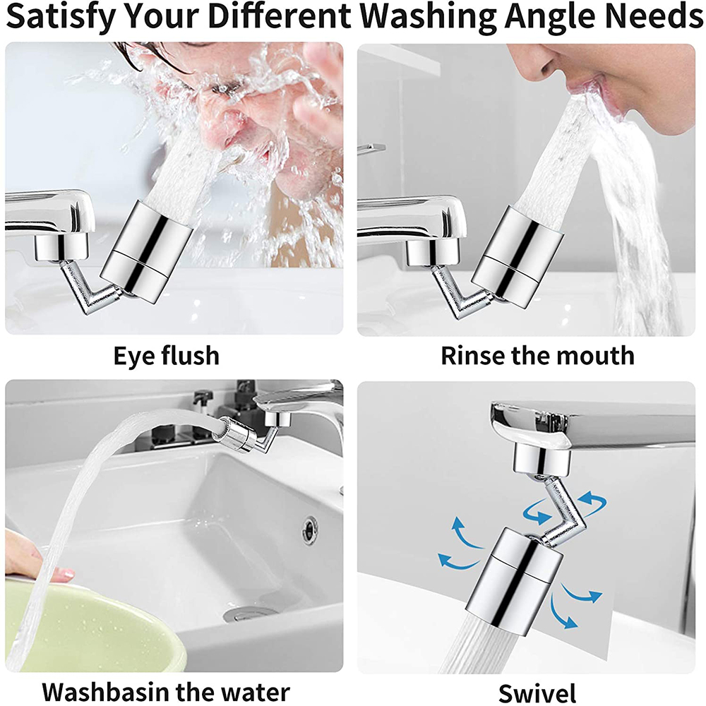 1-10PCS 720° Swivel Kitchen Fa - Commercial Kitchen Tap With Spray ulasan dan harga