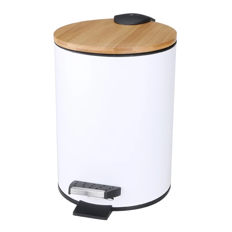 3/5L Wooden Flip Step Trash Ca - Commercial Kitchen Trash Can ulasan dan harga