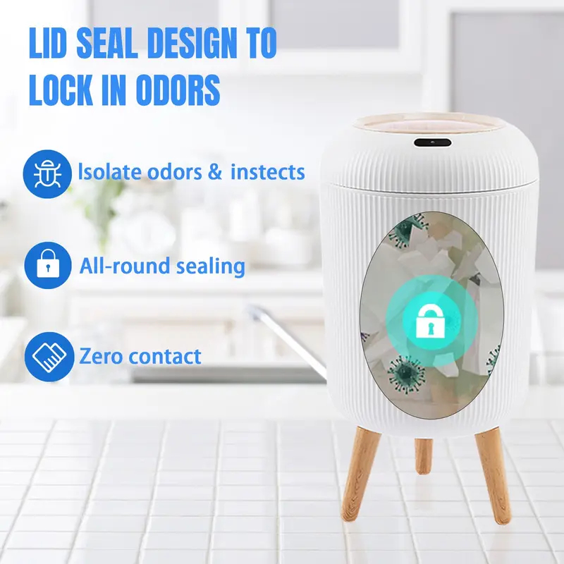 Motion Sensor Automatic Trash  - Commercial Kitchen Trash Can ulasan dan harga