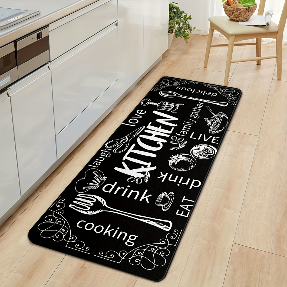 2PC Kitchen Life Quote Carpet  - Commercial Kitchen Quotes ulasan dan harga