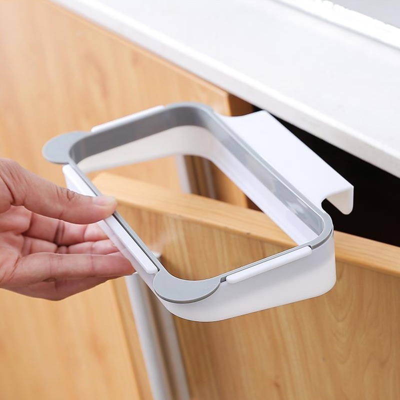 4pcs Hanging Garbage Rack Plas - Commercial Kitchen Trash Can ulasan dan harga