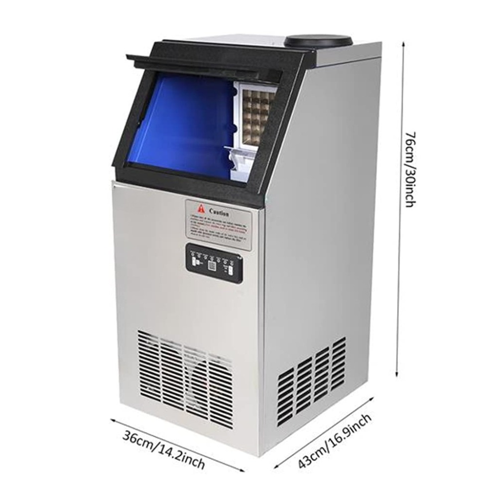 Commercial Ice Maker 110Lbs/24 - Commercial Ice Maker ulasan dan harga