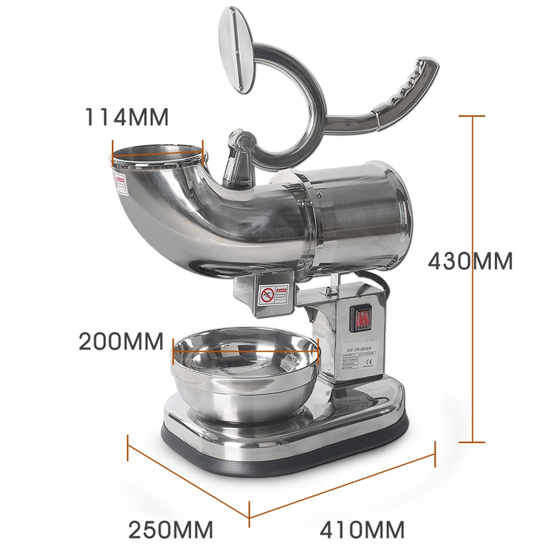Electric Snow Cone Machine Ice - Commercial Ice Maker ulasan dan harga