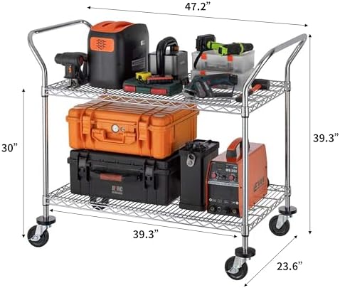 2 Tier Commercial Grade Rollin - Commercial Kitchen On Wheels ulasan dan harga