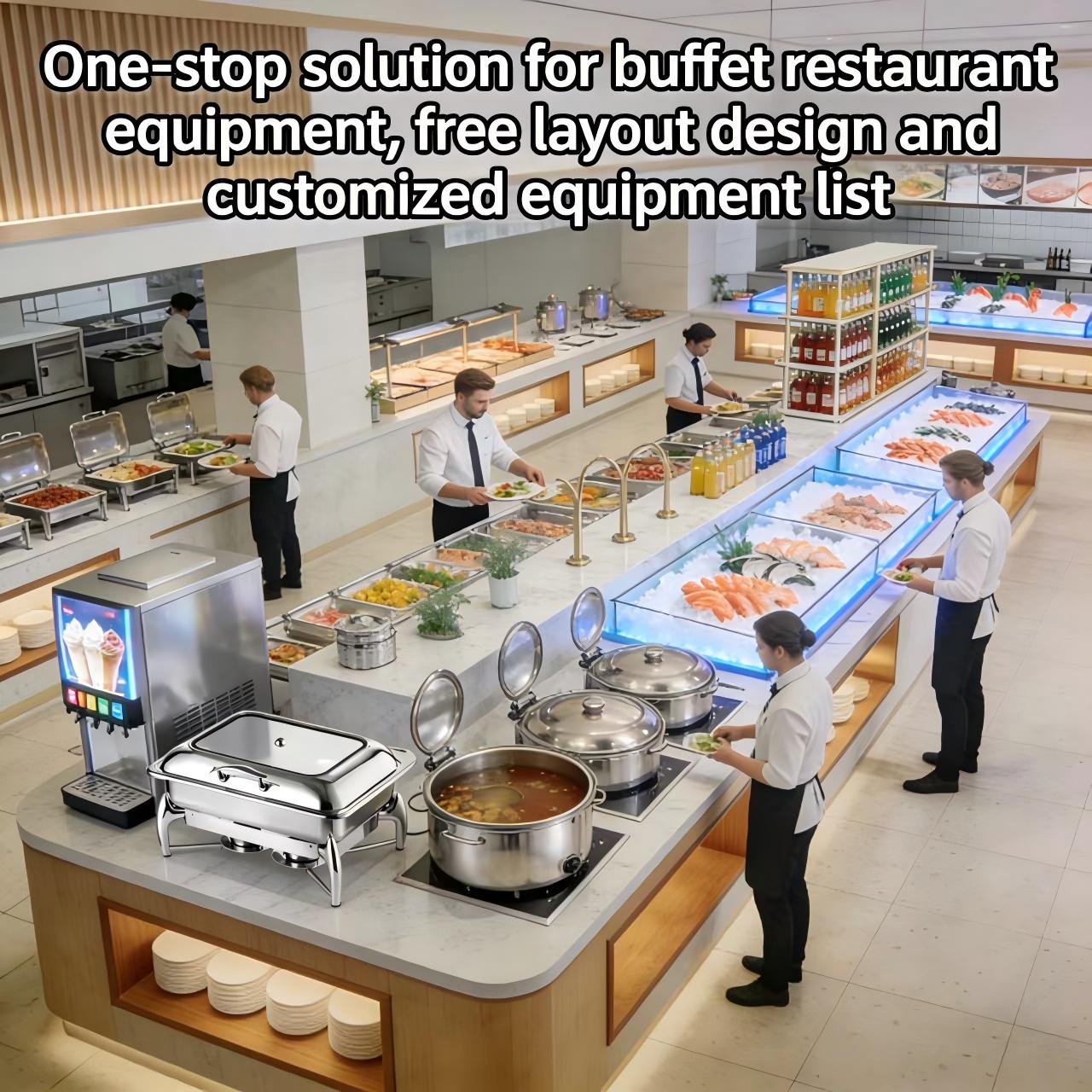 KFC Commercial Fast Food Equip - Commercial Kitchen Layouts ulasan dan harga