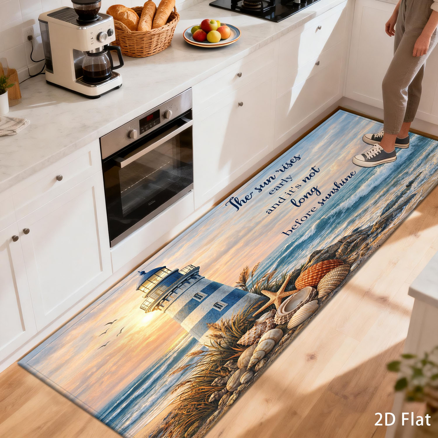 Coastal Lighthouse Seascape Ru - Commercial Kitchen Quotes ulasan dan harga