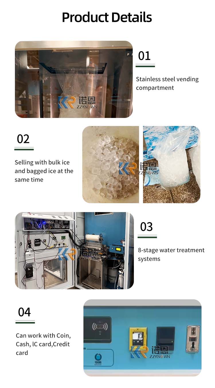 Customized Self Service Ice Di - Commercial Ice Maker ulasan dan harga