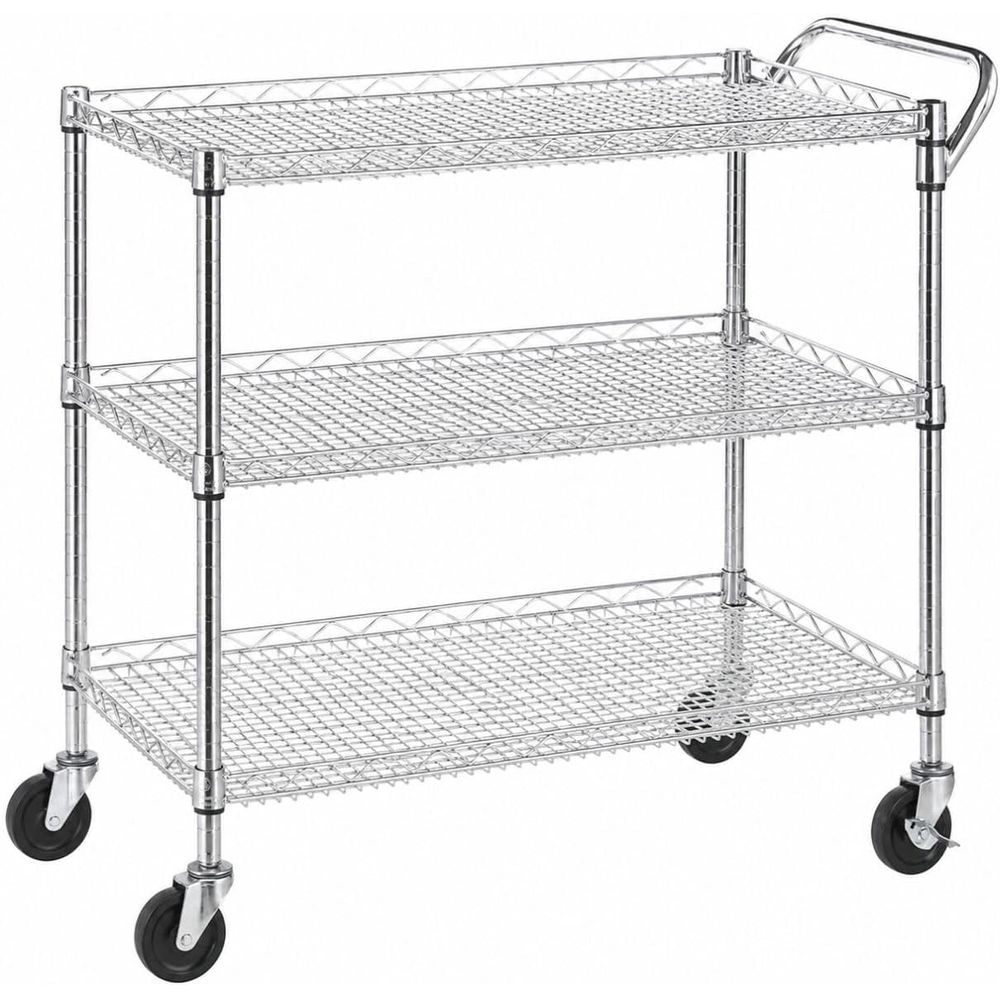 Heavy Duty 3 Tier Rolling Util - Commercial Kitchen On Wheels ulasan dan harga