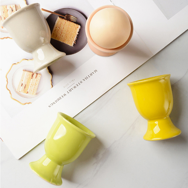 Ceramic Egg Cup Holders Macaro - Commercial Kitchen Utensils ulasan dan harga