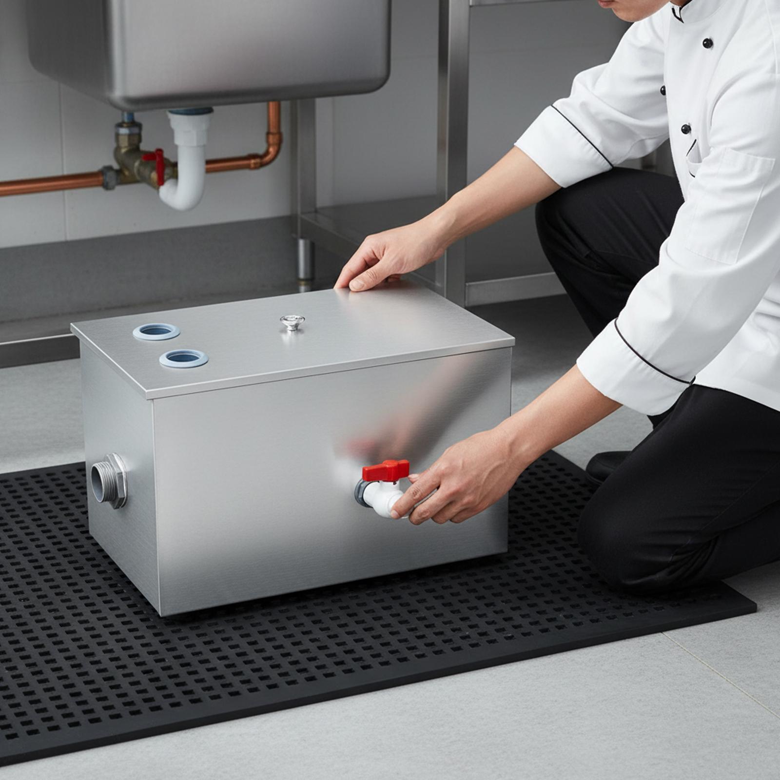 Stainless Steel Grease Trap In - Commercial Kitchen Grease Trap ulasan dan harga