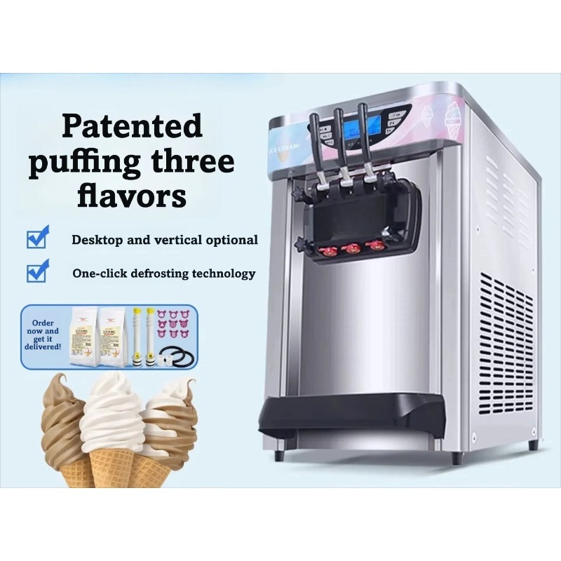 Commercial Soft Ice Cream Mach - Commercial Ice Maker ulasan dan harga