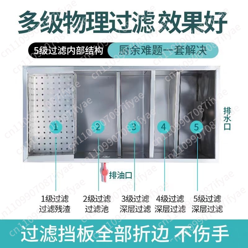 Oil-water separator Kitchen ca - Commercial Kitchen Grease Trap ulasan dan harga