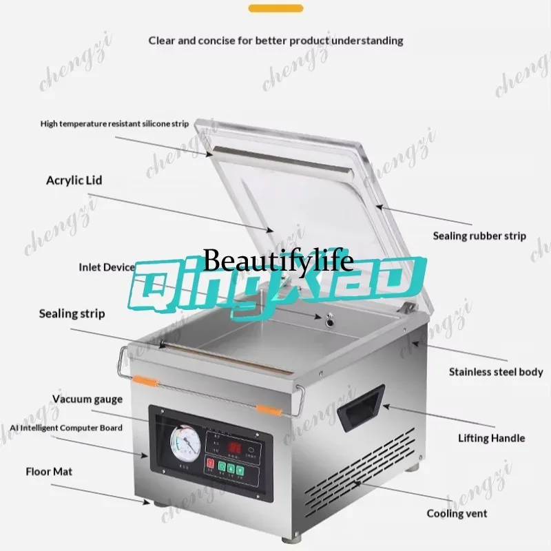 K182 Commercial Automatic Food - Vacuum Sealer ulasan dan harga