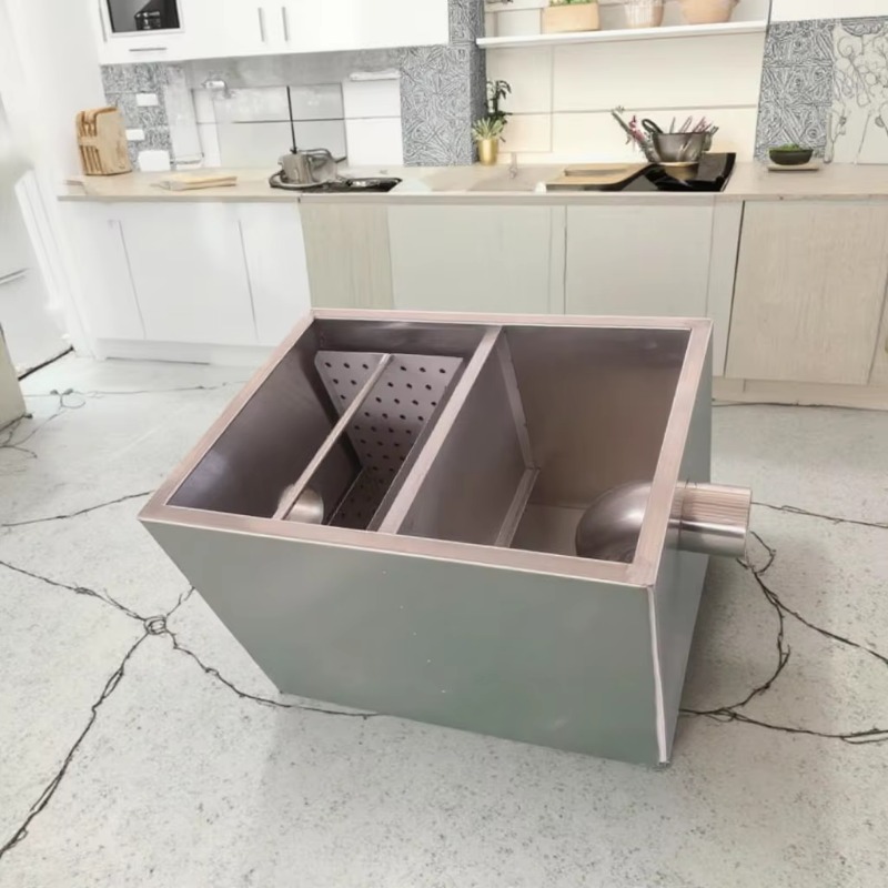 New stainless steel kitchen gr - Commercial Kitchen Grease Trap ulasan dan harga
