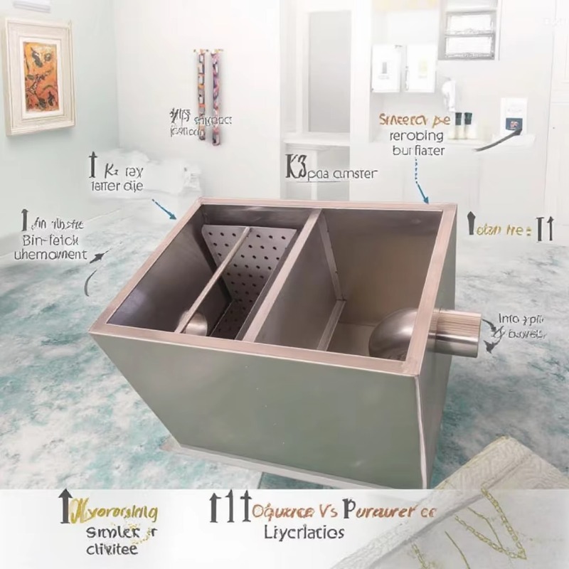 New stainless steel kitchen gr - Commercial Kitchen Grease Trap ulasan dan harga